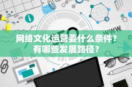 网络文化运营要什么条件？有哪些发展路径？